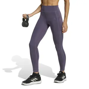 Leggings Damen adidas Optime 3 stripes image-1