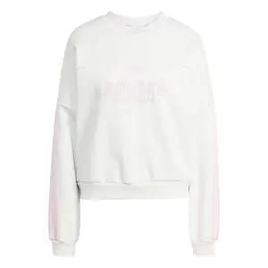 Fleece sweatshirt med 3 ränder dam adidas Tiro image-0