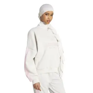 Fleece sweatshirt med 3 ränder dam adidas Tiro image-2