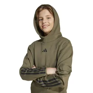 Sweatshirt med hætte til børn adidas Utility image-6