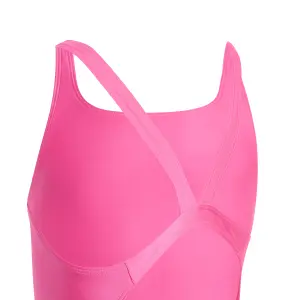 Baddräkt med V-formad rygg för flickor adidas Ess image-4