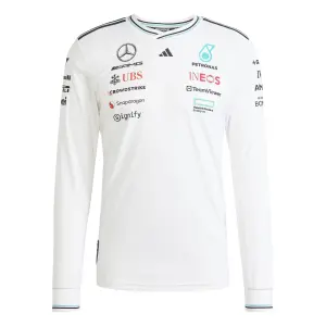 Mercedes AMG Authentic Long Sleeve Shirt Petronas Formula One Team Driver image-0