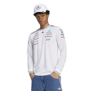 Mercedes AMG Authentic Long Sleeve Shirt Petronas Formula One Team Driver image-1