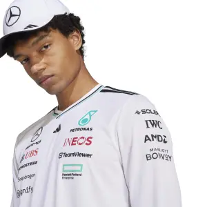 Mercedes AMG Authentic Long Sleeve Shirt Petronas Formula One Team Driver image-5