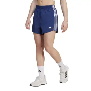 Pantalón corto mujer adidas Short taille haute 3 stripes image-1