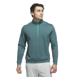 Sweat de treino de mangas longas com zip de 1/4 adidas UPF image-2