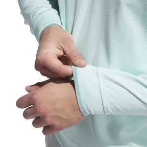 Camisola de treino de mangas longas 1/4 com zip e logo adidas UPF image-6