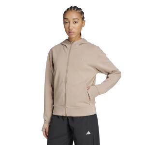 Sweatshirt à capuche full zip femme adidas D4T Workout image-1