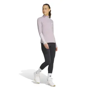 Sweatshirt med 1/4 dragkedja för kvinnor adidas Hyperglam image-2