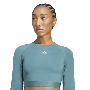 Långärmad T-shirt för kvinnor adidas Hyperglam image-2