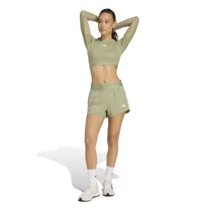 Short de entrenamiento tejido mujer adidas Hyperglam image-2