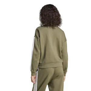 Felpa in pile da donna adidas Essentials 3-Stripes image-3