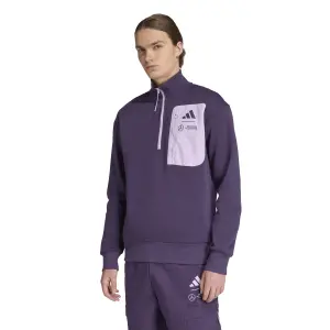 Mercedes AMG 1/2 Zip Fleece Petronas Formula One Team Premium image-2