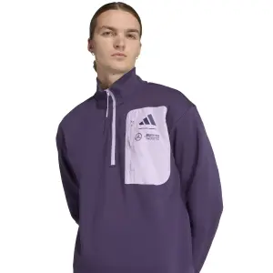 Mercedes AMG 1/2 Zip Fleece Petronas Formula One Team Premium image-5