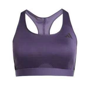 Medium support Sports bra for women adidas Powerreact 3-Stripes image-0