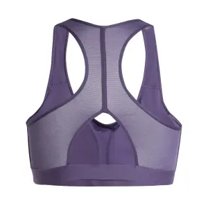 Medium support Sports bra for women adidas Powerreact 3-Stripes image-4