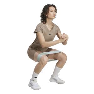 Camisola de gola V feminino adidas Aeroready Train Essentials Minimal Branding image-3