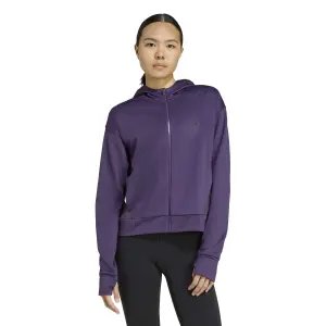 Huvtröja med full dragkedja för damer adidas Game & Go image-1