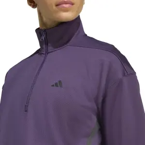 Sudadera con capucha y cremallera de 1/4 adidas Game & Go image-5