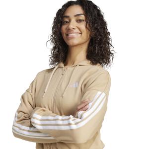 Sweatshirt à capuche full zip femme adidas Essentials 3 stripes image-5