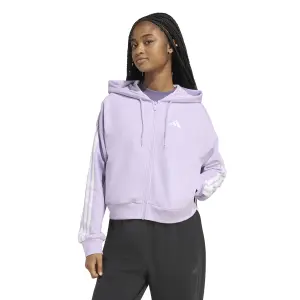 Women's full zip hoodie adidas Essentials 3 stripes image-1