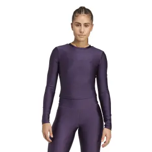 Långärmad tröja för kvinnor adidas Workout Essentials Shine image-1