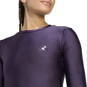 Långärmad tröja för kvinnor adidas Workout Essentials Shine image-5