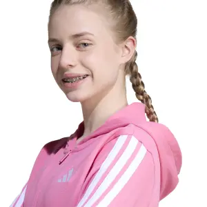Girl's full-zip hoodie adidas Essentials 3-Stripes image-5