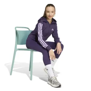 Hooded sweatshirt with zipper adidas Essentials CRO image-4