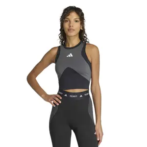 Γυναικείο αμάνικο μπλουζάκι adidas Techfit Workout Color Block image-1