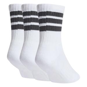 Calze corte imbottiti per bambini adidas 3 stripes (x3) image-1