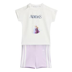 Conjunto de camiseta y pantalón corto bebé adidas Disney Frozen image-0