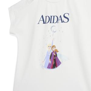 Conjunto de camiseta y pantalón corto bebé adidas Disney Frozen image-3