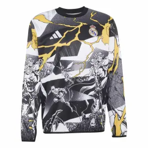 Maglia da riscaldamento maniche lunghe Prematch Real Madrid 2025/26