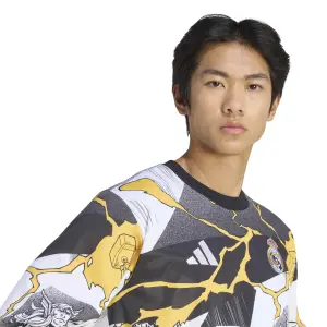 Maglia da riscaldamento maniche lunghe Prematch Real Madrid 2025/26 image-6