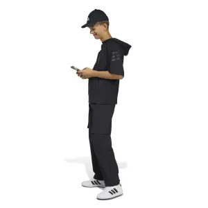 Camisola de manga curta com capuz para criança adidas Future Icons 3-Stripes image-5