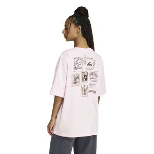 Damska koszulka z nadrukiem adidas Mini Embroidery image-3