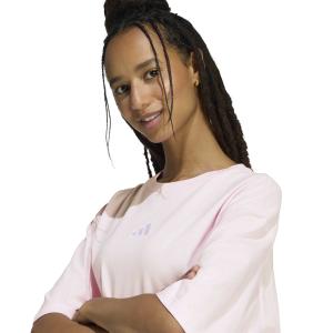 Damska koszulka z nadrukiem adidas Mini Embroidery image-4