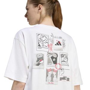 Damska koszulka z nadrukiem adidas Mini Embroidery image-5