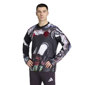 Camiseta de manga larga Prematch del Manchester United 2025/26 image-1