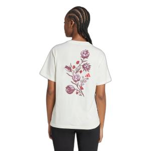 Dames-T-shirt adidas Tiro Floral Graphic image-3