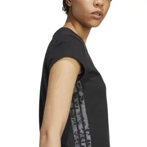 T-shirt 3-stripes met dierenprint voor dames adidas image-5