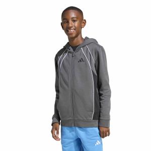 Felpa con cappuccio a blocchi di colore per bambini adidas image-1