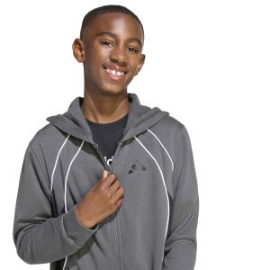 Felpa con cappuccio a blocchi di colore per bambini adidas image-5