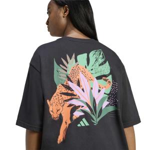Tiermotiv Oversize T-Shirt für Frauen adidas image-4
