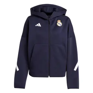 Real Madrid women's zip-up hoodie Z.N.E. Anthem 2025/26