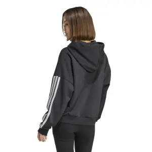 Bluza damska z kapturem adidas Holiday 3-Stripes image-3