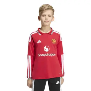 Manchester United Home Long Sleeve Kids Shirt 2026/27 image-1