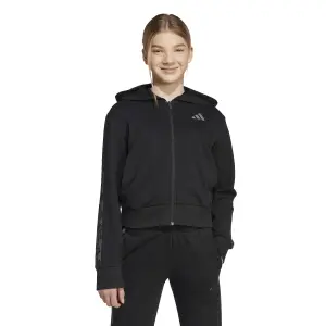 Veste de survêtement à capuche fille adidas 3-Stripes Animal image-1