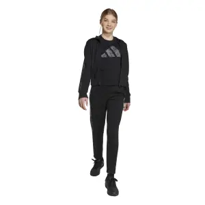 Veste de survêtement à capuche fille adidas 3-Stripes Animal image-3